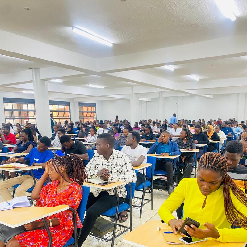 STUDENTS IN COMMUNICATION SKILLS LECTURE